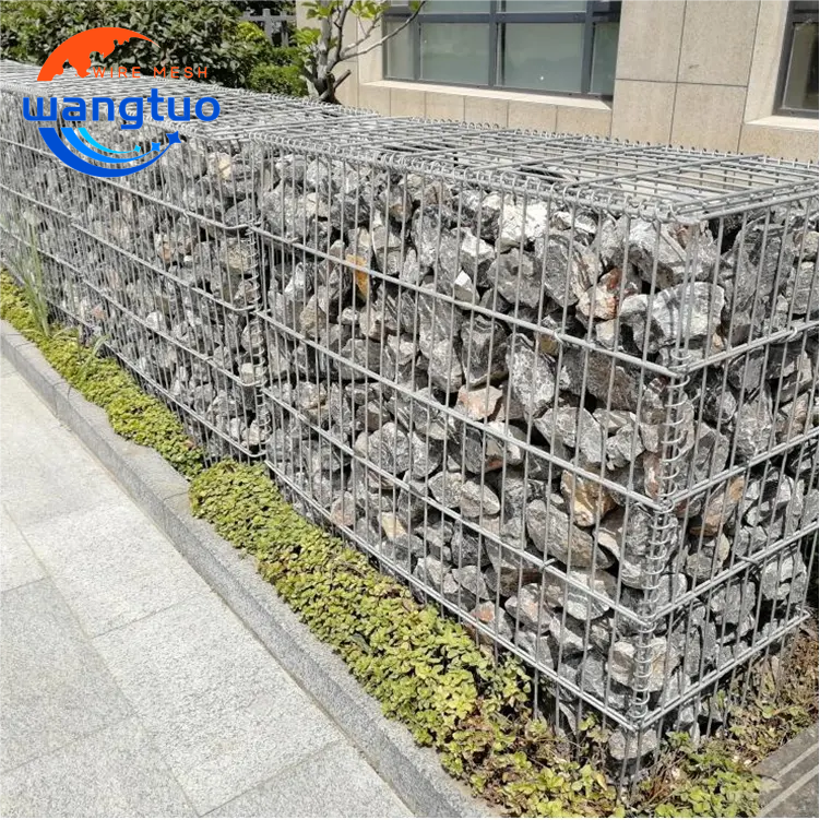 Hot Dipped Galvanized PVC Welded Steel Wire Mesh Gabion Cage Box Easy Installation Fencing Trellis & Gates Wholesale Price
