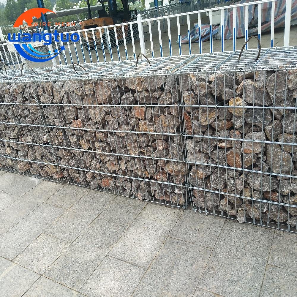 Hot Dipped Galvanized PVC Welded Steel Wire Mesh Gabion Cage Box Easy Installation Fencing Trellis & Gates Wholesale Price