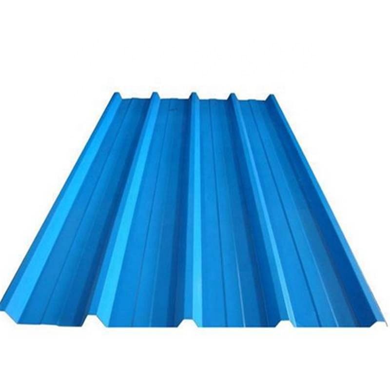 Nippon Roofing Sheets PPGI Prepainted Corrugated Steel Factory Customized Lacquer Color Coated 22 Gauge