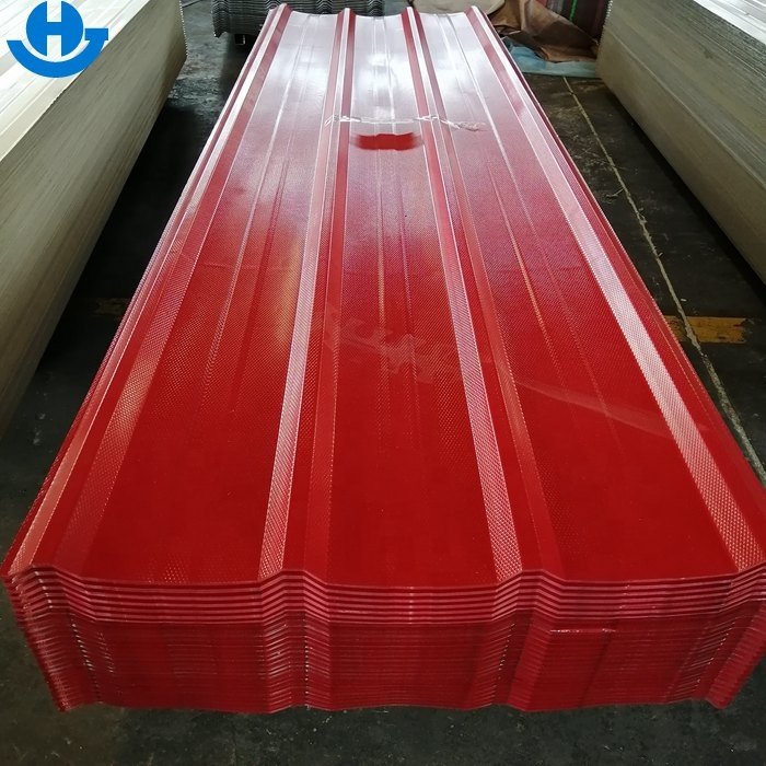 Nippon Roofing Sheets PPGI Prepainted Corrugated Steel Factory Customized Lacquer Color Coated 22 Gauge