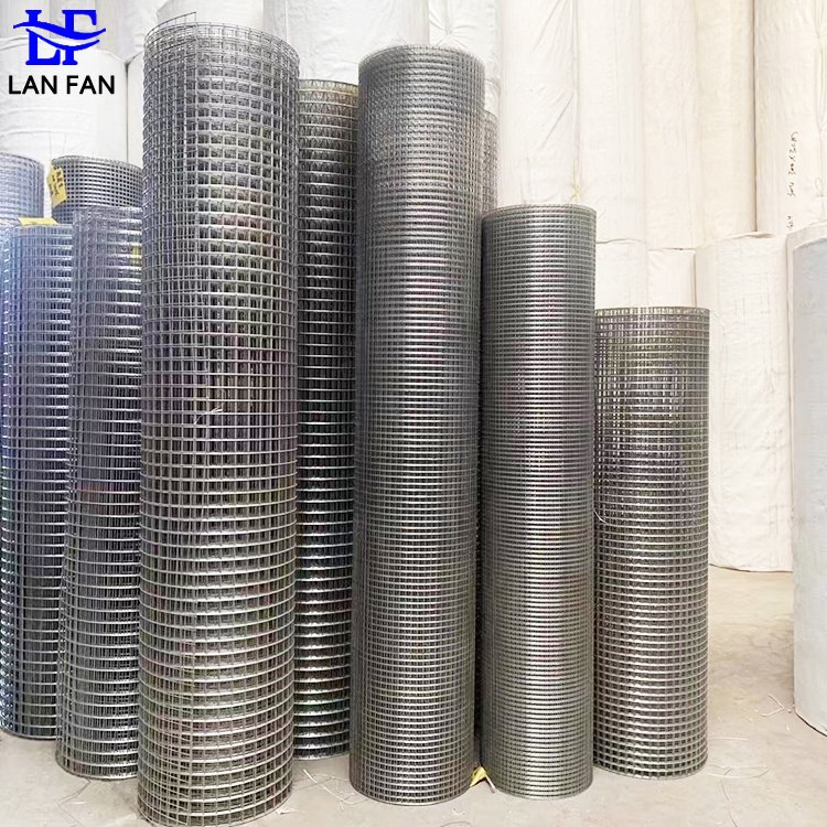 100mm 50mm Galvanized Steel Wire Mesh Black Welded Wire Mesh Panel
