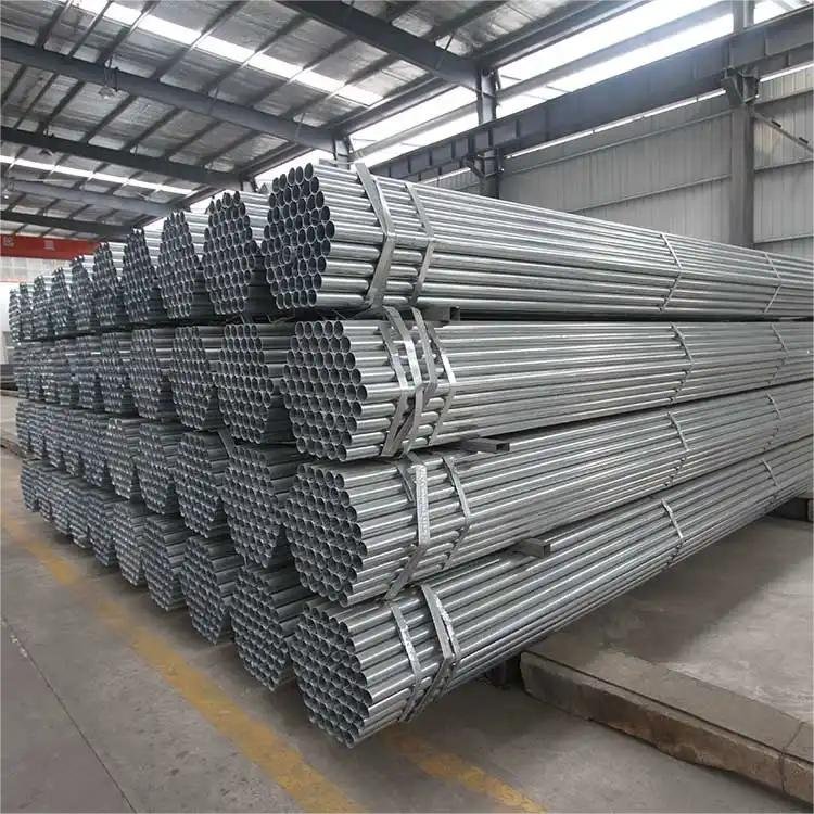 High-quality low-cost raw materials galvanized steel round pipe hot dipped