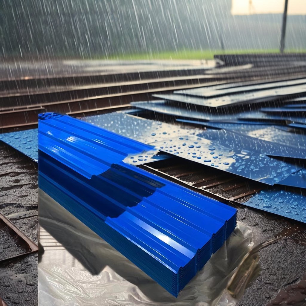 4.0mm Thick Dx51d Galvanized Steel Sheet Corrugated Roofing Sheets with Cutting Welding Bending Services HS Code Included