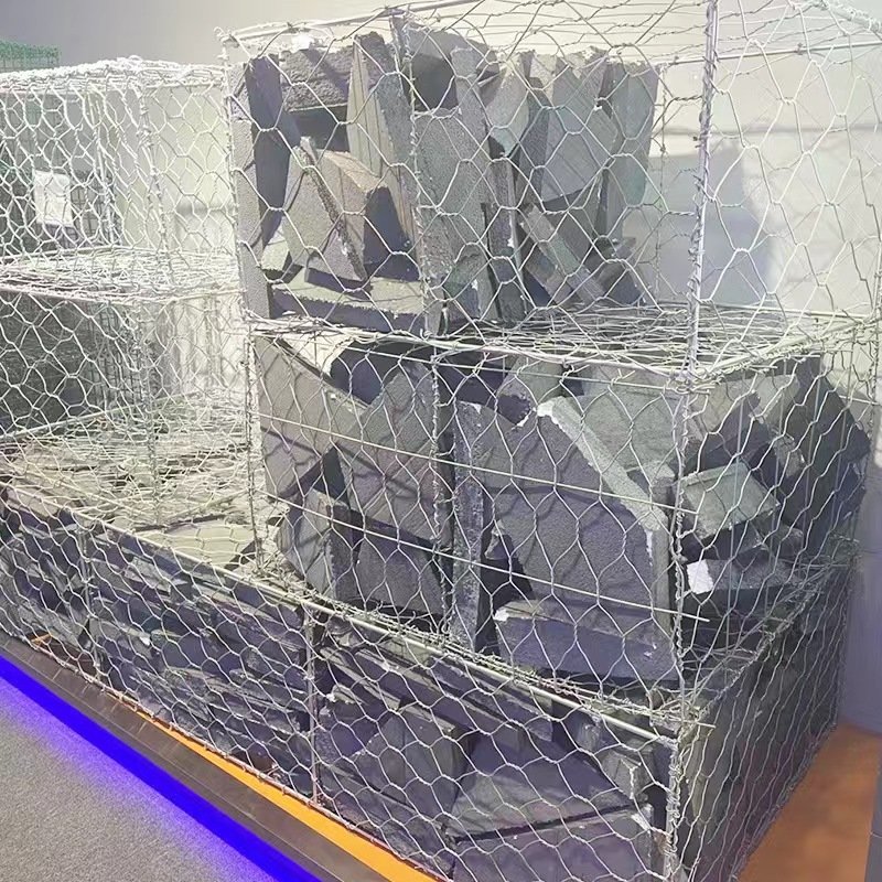 Landscape Decoration Product Type Steel Wire Mesh Cage Net Outdoor Ornamental Stone Cage Net
