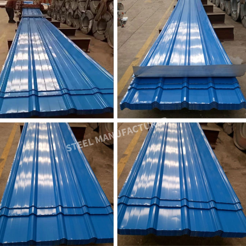 color coated corrugated steel roofing sheet/zinc aluminum roofing sheet/metal roof sheet