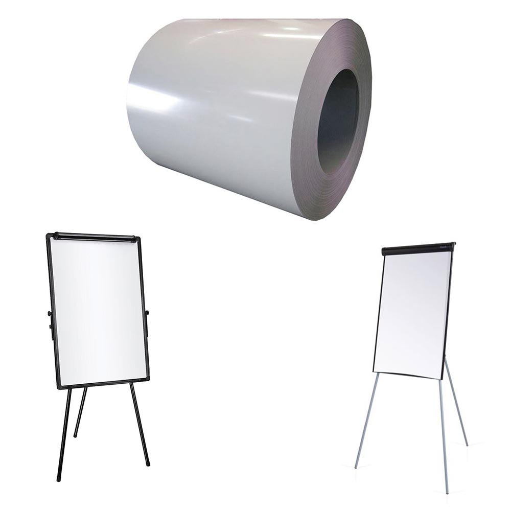 Magnetic surface prepainted galvanized sheets white ppgi steel coils for whiteboard writing board