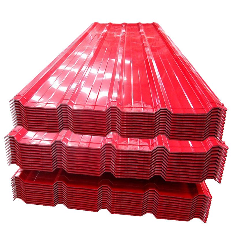 Color Coated GI Corrugated Roofing Sheets PPGI Galvanized Corrugated Iron Sheet Zinc Metal Roofing Sheet
