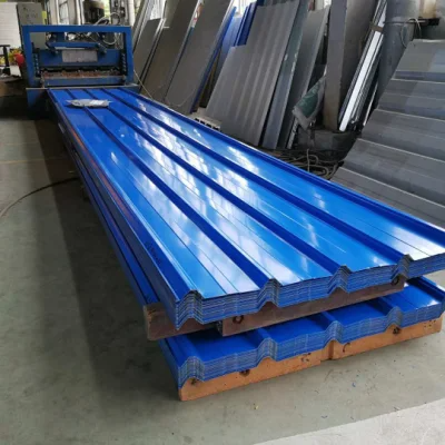 Color Coated GI Corrugated Roofing Sheets PPGI Galvanized Corrugated Iron Sheet Zinc Metal Roofing Sheet