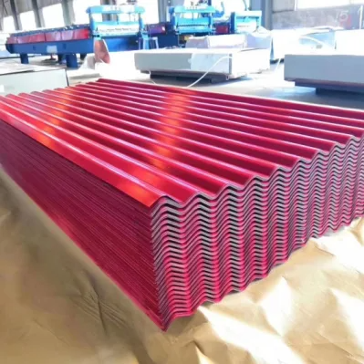 Color Coated GI Corrugated Roofing Sheets PPGI Galvanized Corrugated Iron Sheet Zinc Metal Roofing Sheet