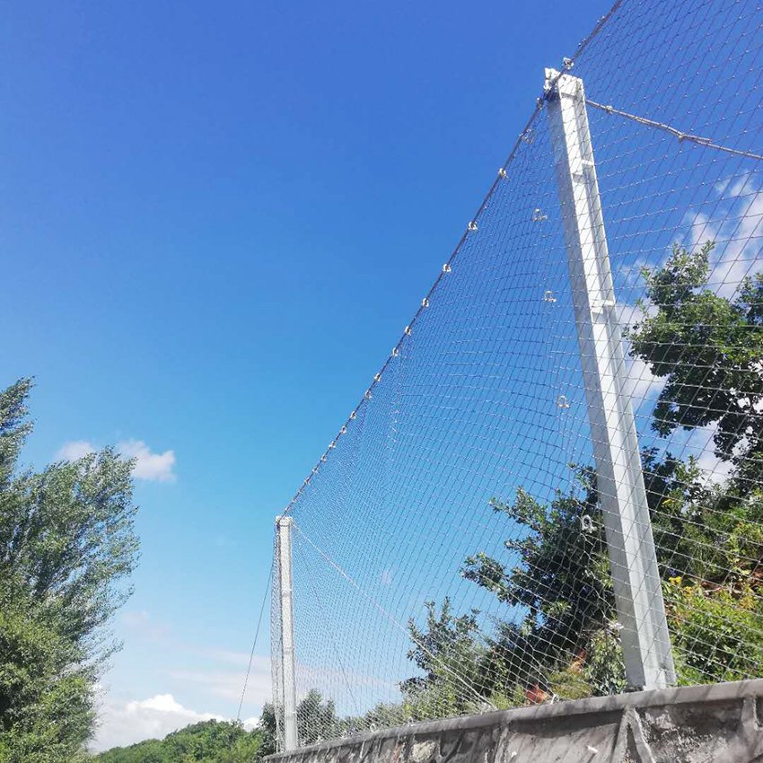 High Tensile Rockfall Protection Netting Steel Wire Mesh For Passive Slope Protection System