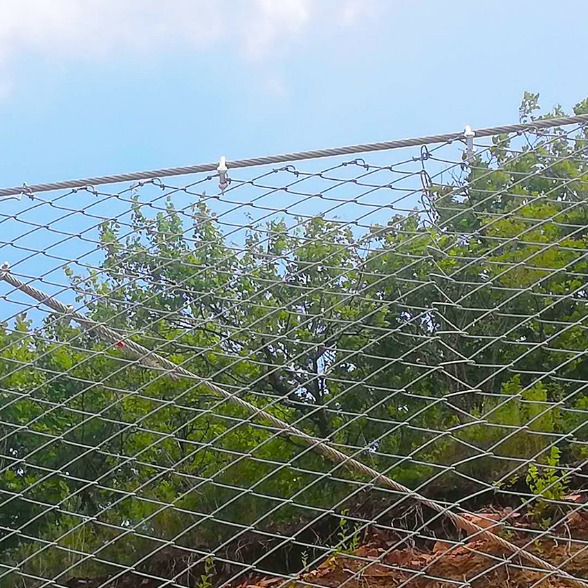 High Tensile Rockfall Protection Netting Steel Wire Mesh For Passive Slope Protection System