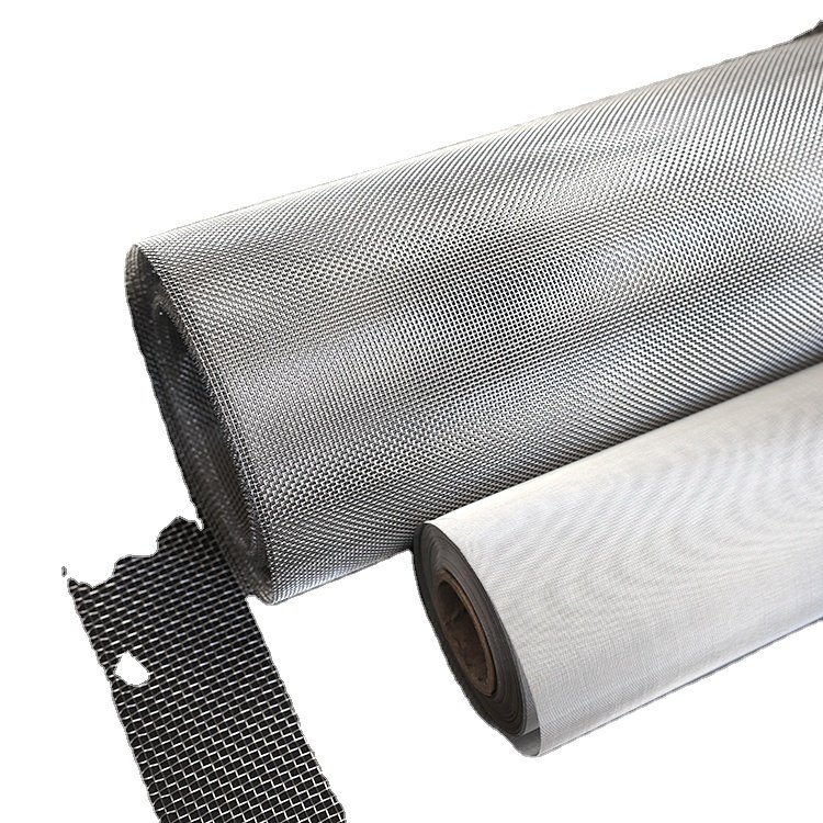 High Quality 100 120 150 200 300 400 Mesh SUS 201 304 316 Stainless Steel Metal Filter Woven Wire Mesh Screen