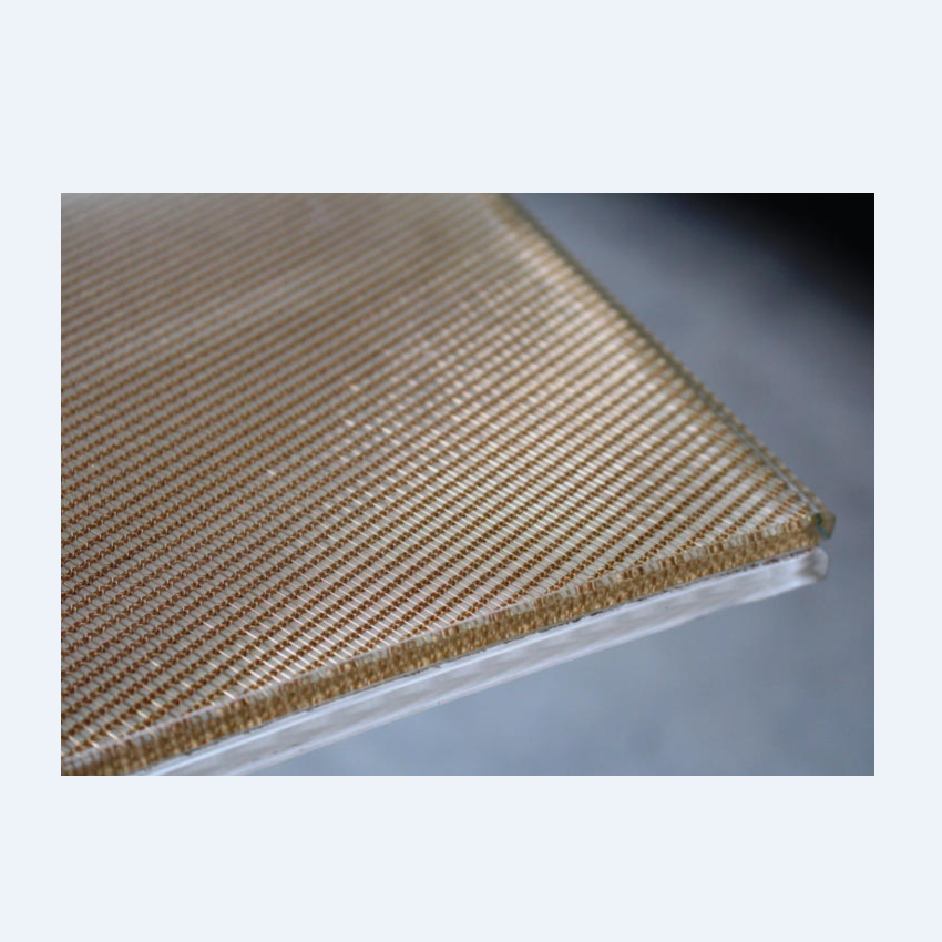 Customization Wire Woven Mesh Type Glass laminated mesh For Decorative