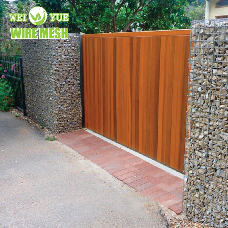 Hot Sale 2M Welded Gabion Fence Mesh 200*100*50 Stone Filled Gabion Basket Box Cage For Retaining Wall