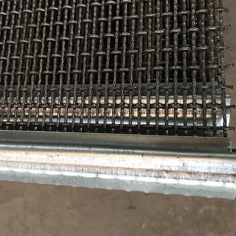 65Mn stone crusher vibrating screen mesh Woven stainless steel crimped wire mesh sand Sieve crimped woven mesh