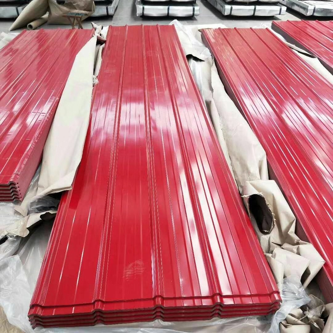 Decorative Aluzinc Metal Roofs Tiles Coated Color Steel Sheet Galvalume Corrugated Sheet