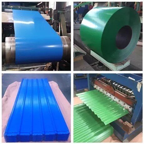 PPGI ral 9002 astm a527 a526 g90 z275 tin zinc plate color coated galvanized steel corrugated roofing sheet