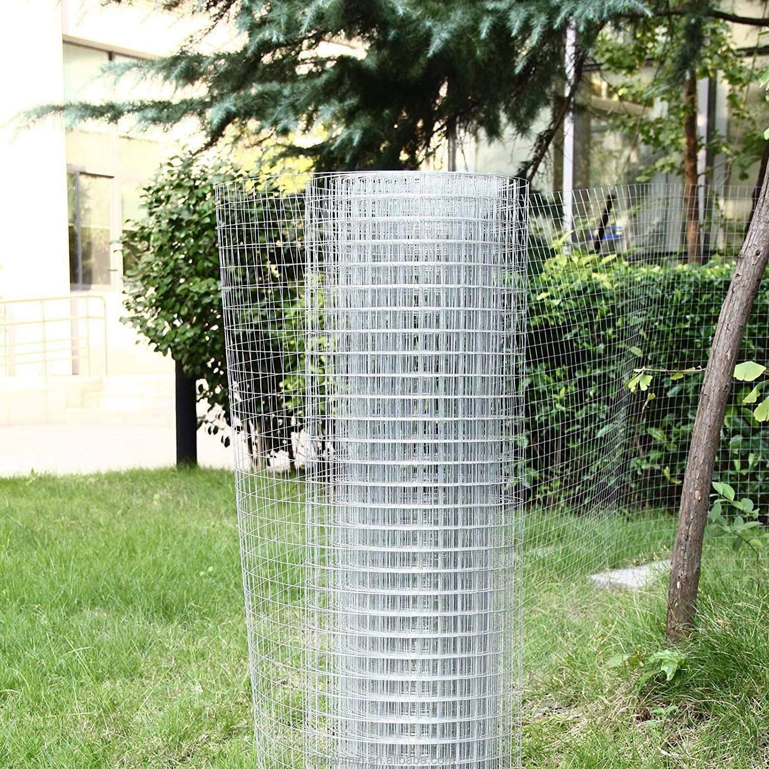 High Quality Zinc Coated Wire mesh Galvanized 1/2" x 1" galvanized welded steel wire mesh 2mm Welded Wire Mesh Roll for Fence