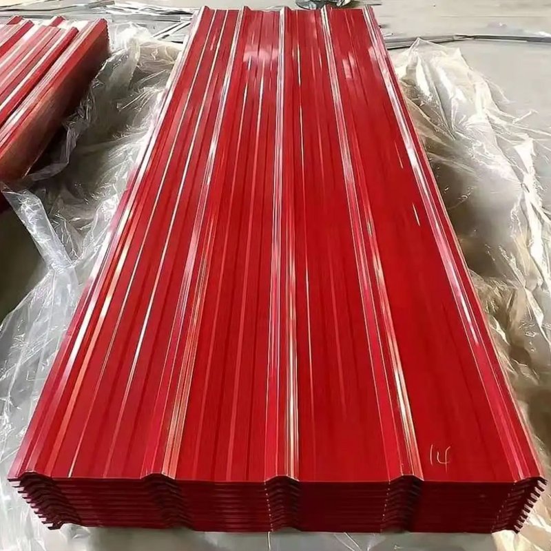 Best Price Prepainted Galvanized Roof Panel PPGI PPGL Grey Blue Red Color Corrugated Steel Roofing Sheet