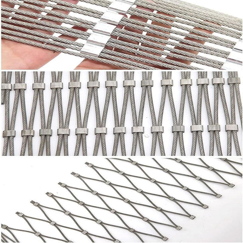 Xuze Popular supplier Cable Stainless Steel Wire Rope Mesh Safety Net