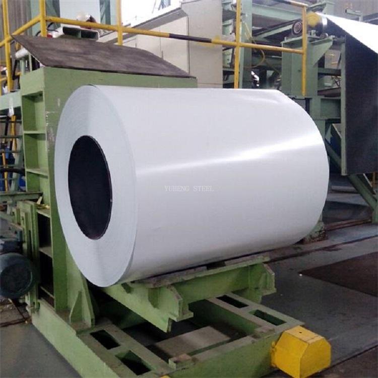 ral9002 az.70 ppgi ppgl coil white corrugated coated galvanized iron zinc metal roof sheet aluzinc steel coil price with film