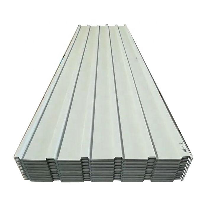 Cheap price Standard size zinc Galvanized iron GI / Galvalume PPGI / PPGL roofing sheet corrugated steel plate for prefab house