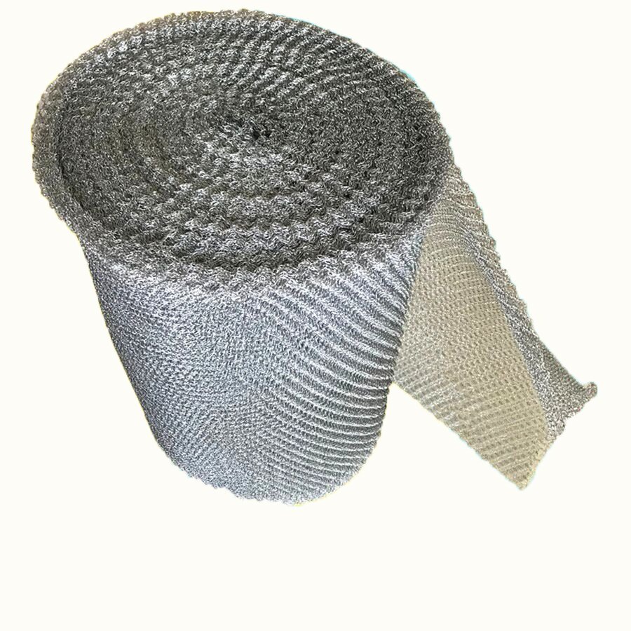 304 316 Stainless Steel Knitted Wire Mesh For Gas Liquid Filter Mesh Demister/Nickel Inconel Copper Knitted Wire Mesh Shielding