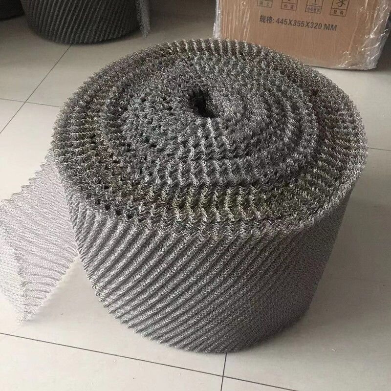 304 316 Stainless Steel Knitted Wire Mesh For Gas Liquid Filter Mesh Demister/Nickel Inconel Copper Knitted Wire Mesh Shielding