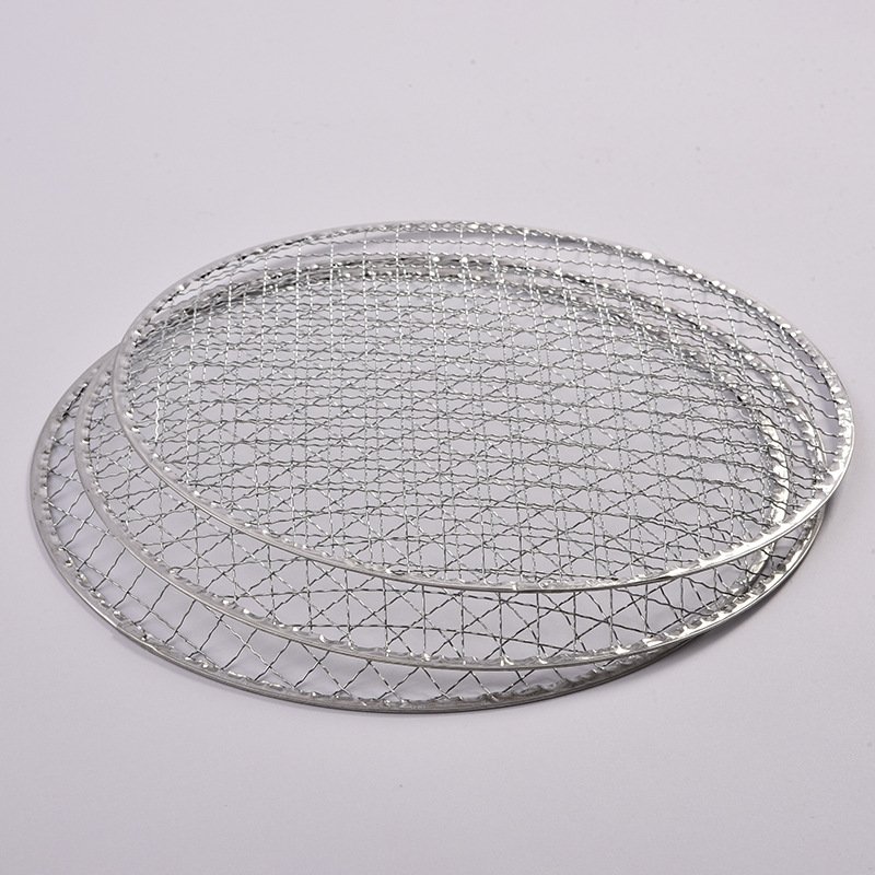 Korea Japan Grill Mesh Portable Stainless Steel 304 Round Barbecue Bbq Grill Grate Net