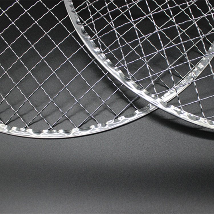 Korea Japan Grill Mesh Portable Stainless Steel 304 Round Barbecue Bbq Grill Grate Net