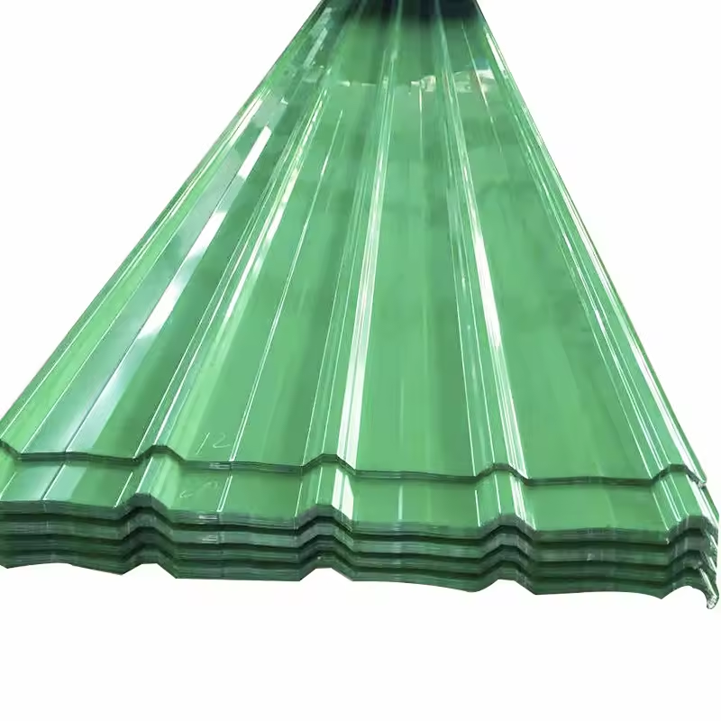 PPGI Galvanized Corrugated Steel Sheet Color Coated Roofing Iron Sheet Plate 0.55 mm Corrugate Sheet