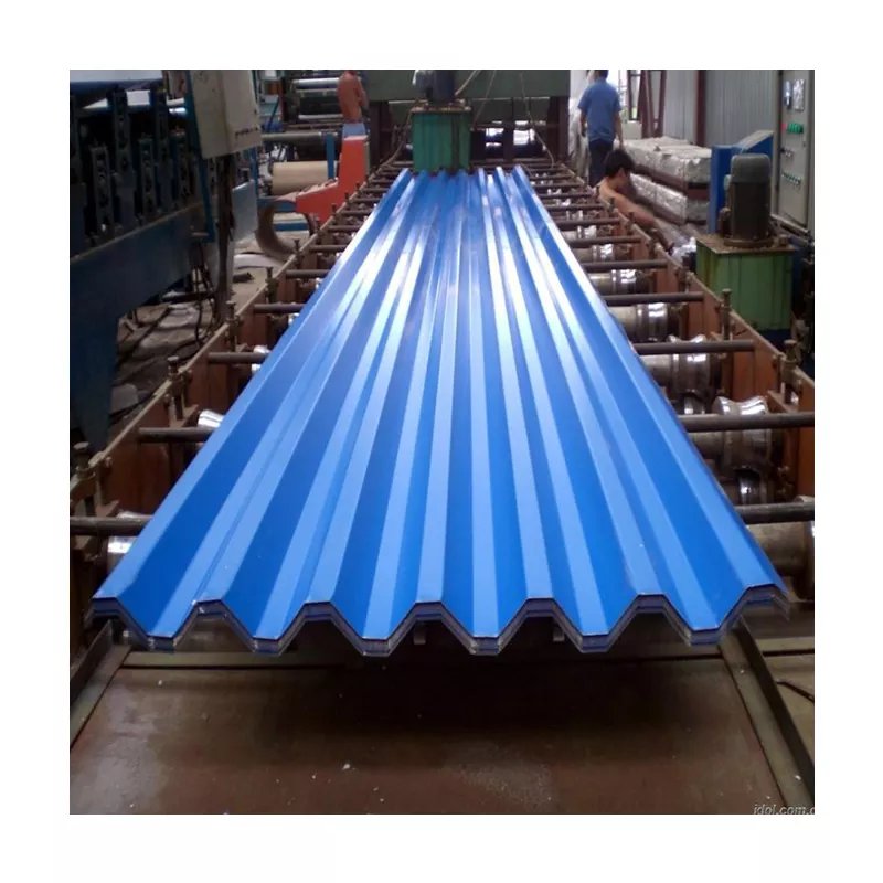 Factory Direct Aluzinc/zinc Prepainted Color Coated Steel Corrugated Metal Roofing Sheet