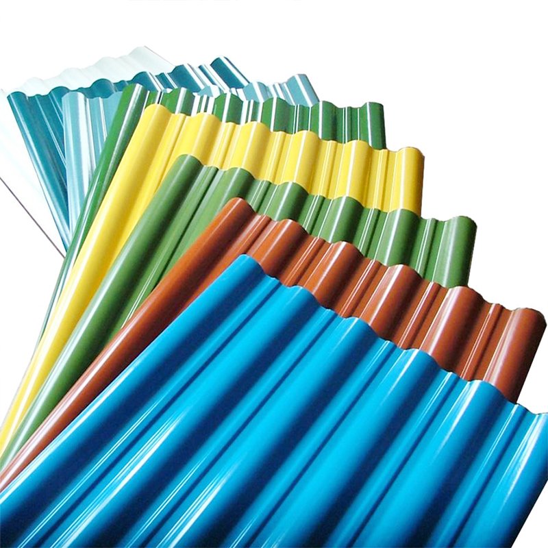 Wholesale metal hot dipped galvanized corrugated steel sheet galvanized metal roofing sheet in dubai