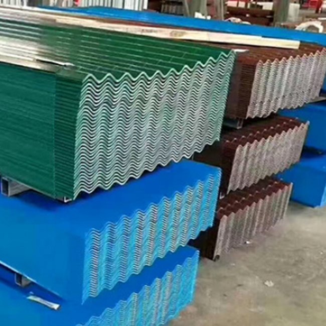 Wholesale metal hot dipped galvanized corrugated steel sheet galvanized metal roofing sheet in dubai