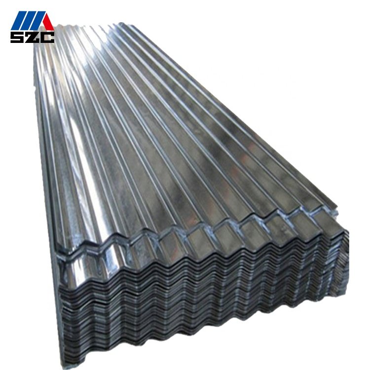 Full hard 0.22mm galvanized GI corrugated steel roofing sheet