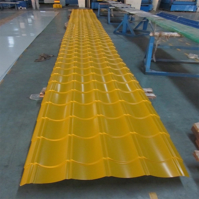 Ppgi Prepainted Gi Corrugated Metal Iron Sheet Roofing Color Coated Steel Plate Galvanized Corrugated Roof Sheet Price