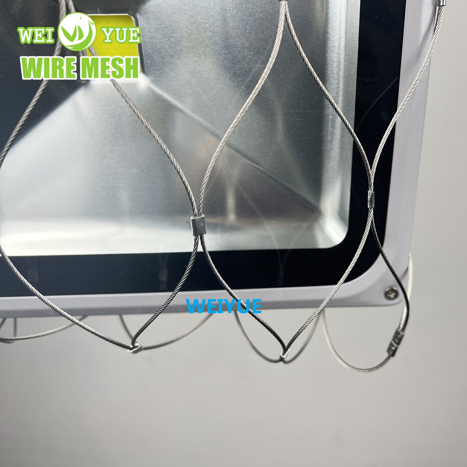 Certified SS 316 Stainless Steel Wire Mesh Dropped Object Prevention Safety Net for Tower Light Mesh Safety Cover