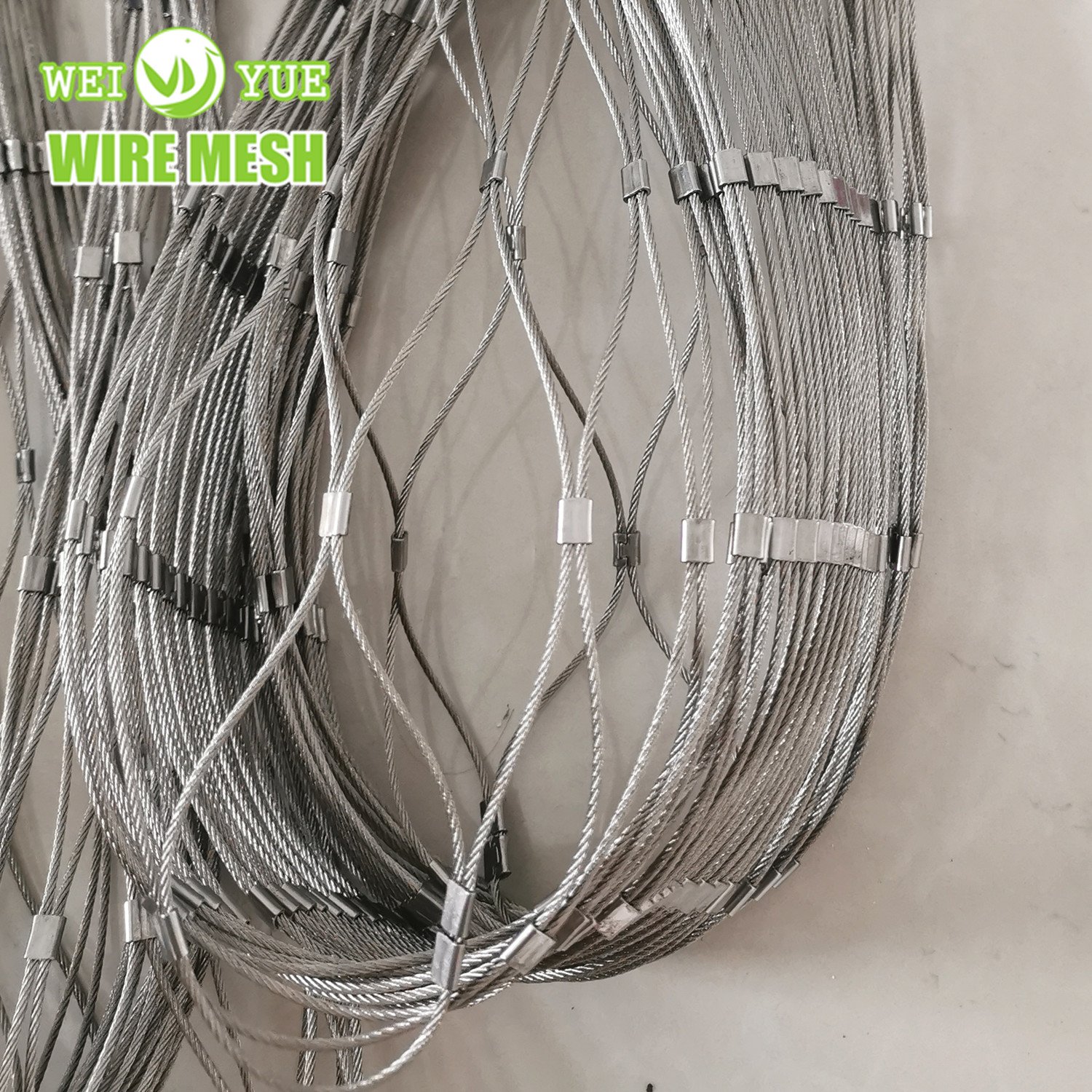 Certified SS 316 Stainless Steel Wire Mesh Dropped Object Prevention Safety Net for Tower Light Mesh Safety Cover
