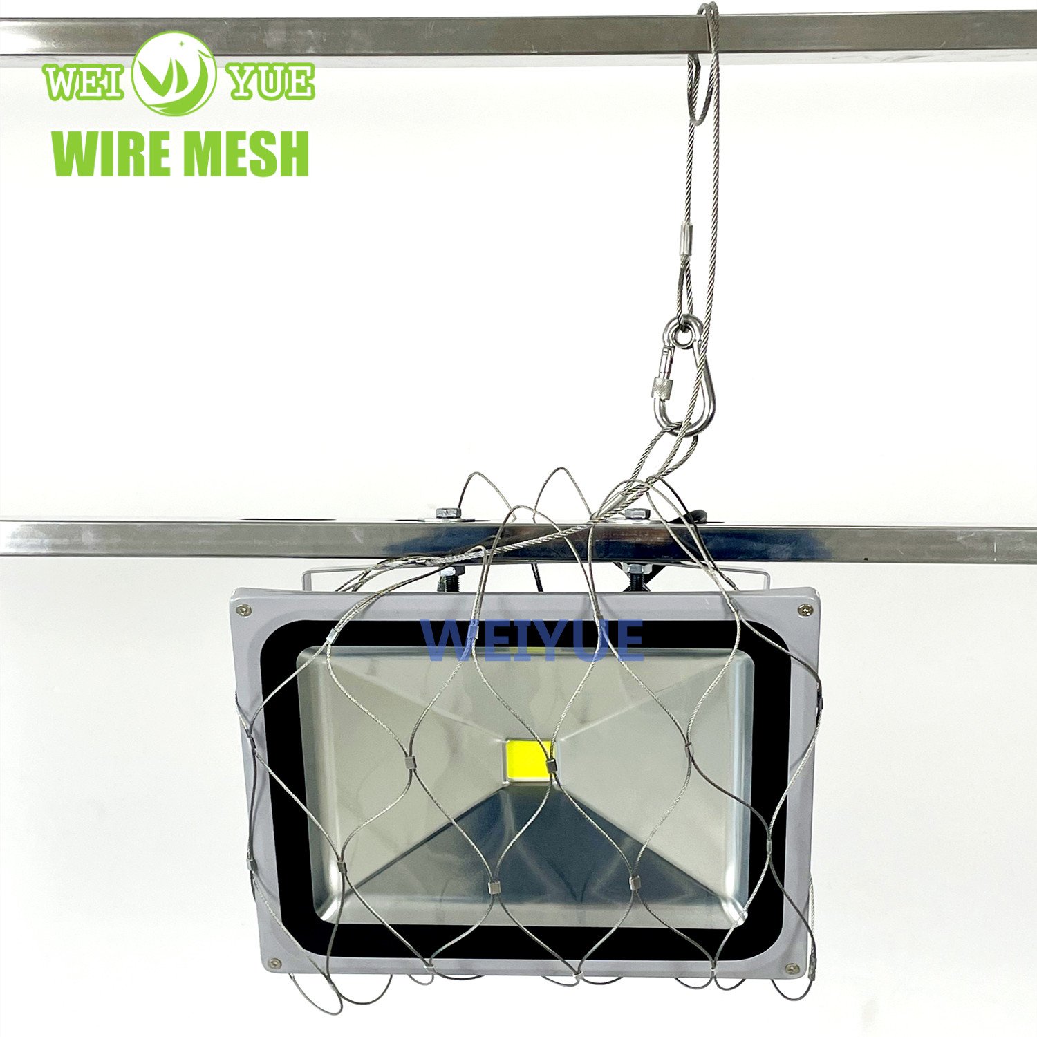 Certified SS 316 Stainless Steel Wire Mesh Dropped Object Prevention Safety Net for Tower Light Mesh Safety Cover