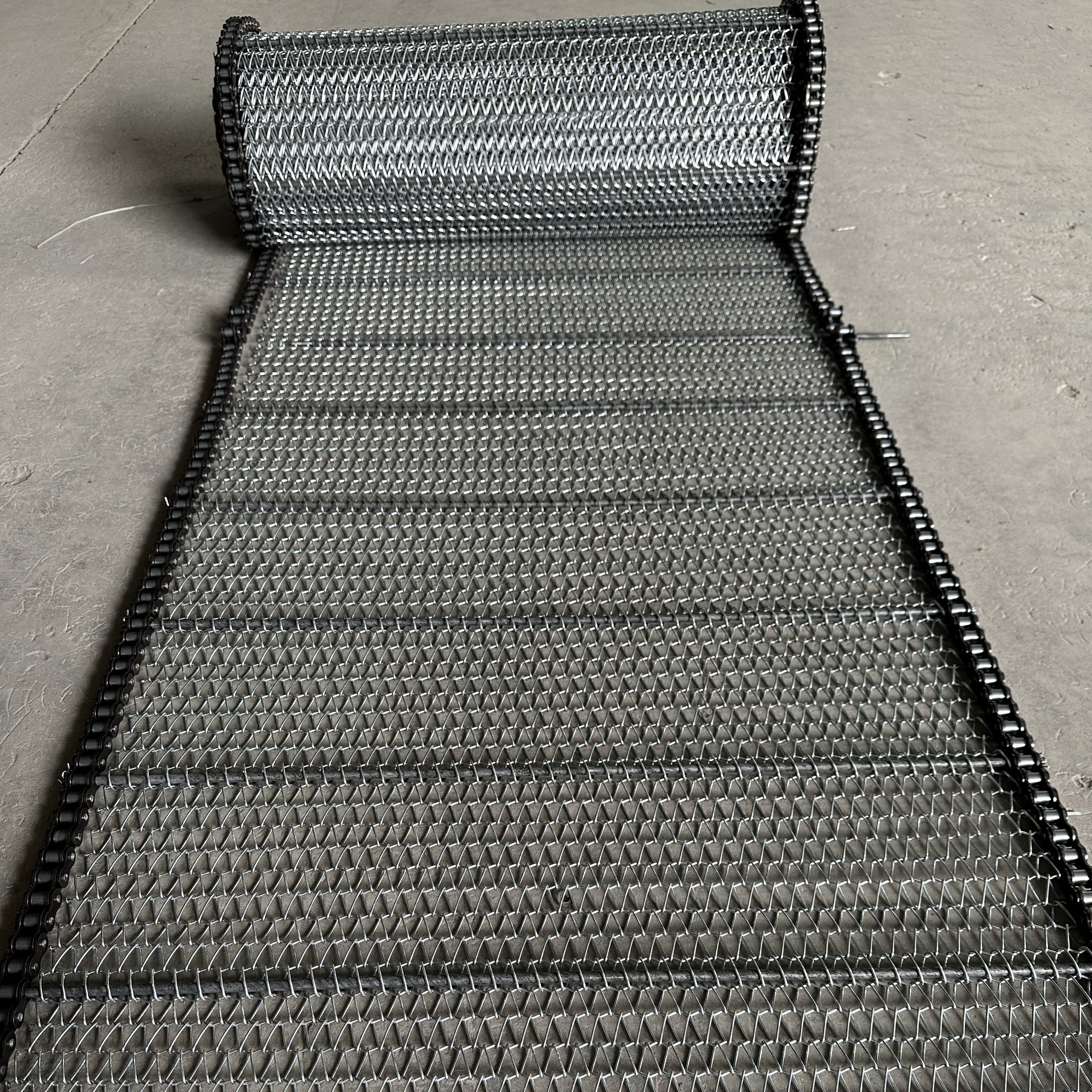 stainless steel wire mesh chain conveyor belt spiral wire mesh belt
