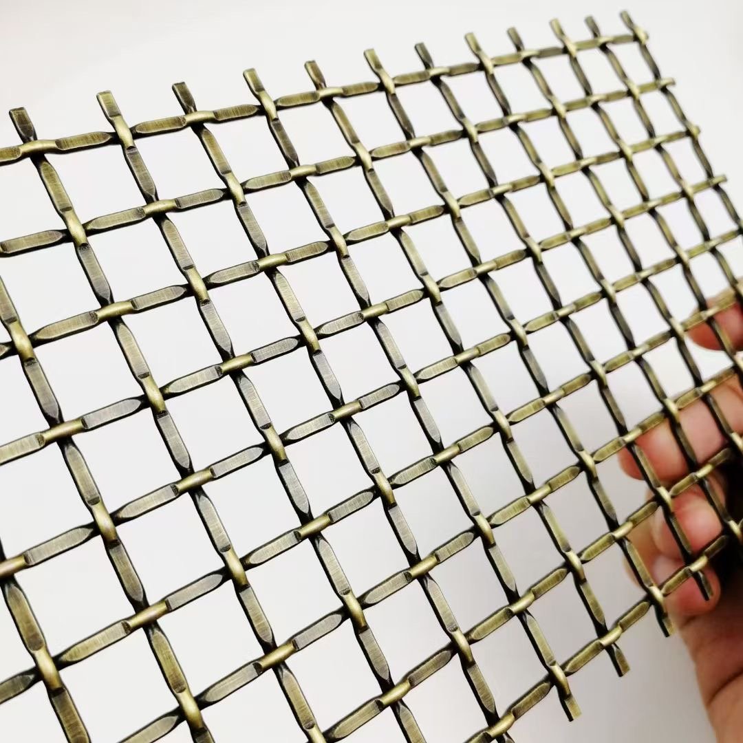 Net Wire Screen Stainless Woven Steel Decorative Metal Stainless steel Plain Weave welded wire mesh