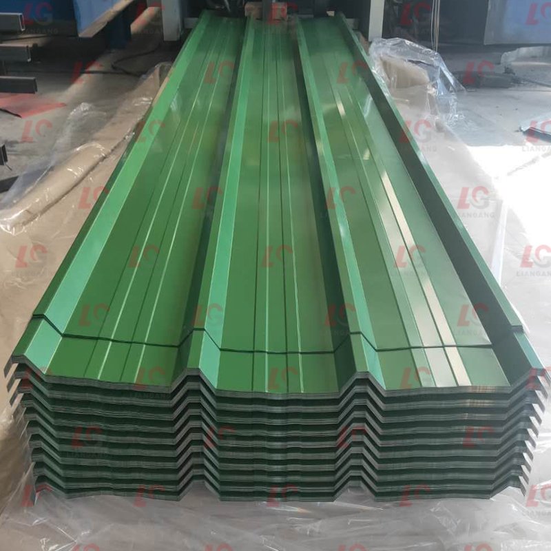 High Quality galvanized color coated corrugated steel sheet hrc for building
