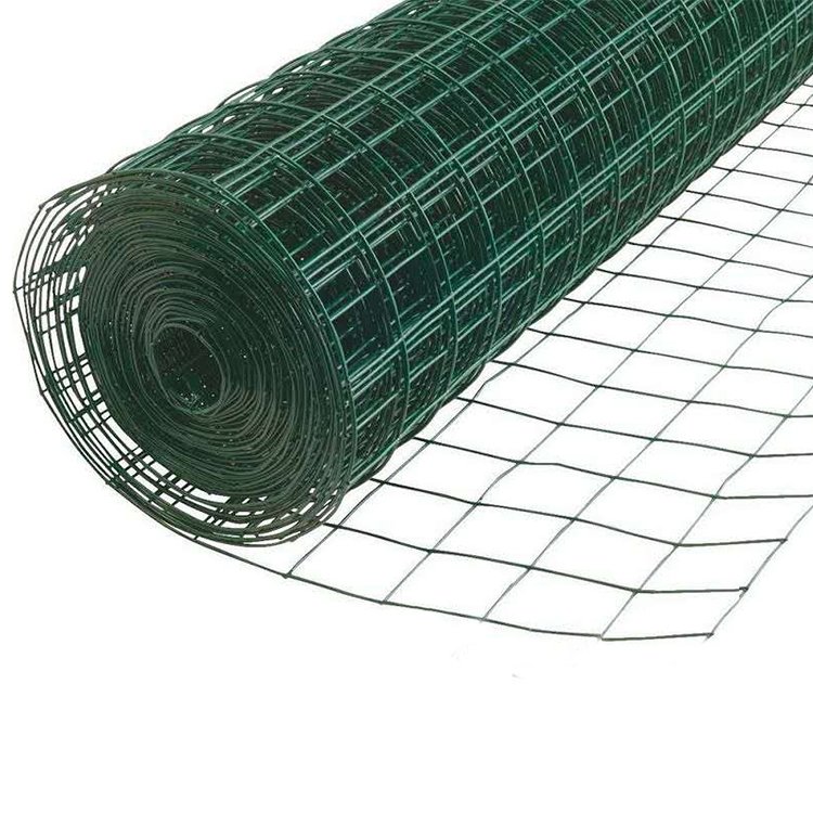 Wholesale stainless steel square Pvc Coated hot galvanized Iron welded iron wire mesh fence roll for breed animal with low price