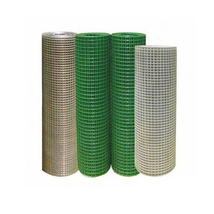 Wholesale stainless steel square Pvc Coated hot galvanized Iron welded iron wire mesh fence roll for breed animal with low price