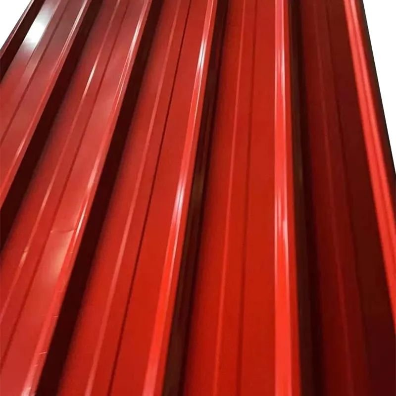 Factory wholesale pre coated color coated zinc aluminum galvanized steel corrugated roof panels