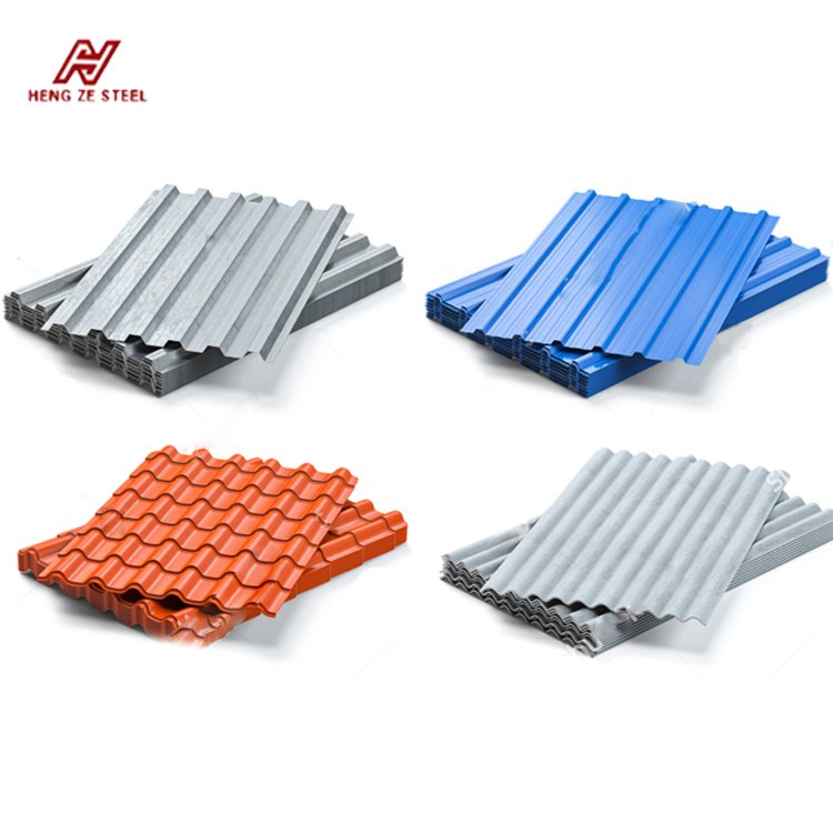 Rustproof Best Selling Cheap Price Customizable Zinc color coated Steel Roofing Sheet/ Pre painted Galvanized Corrugated Sheets