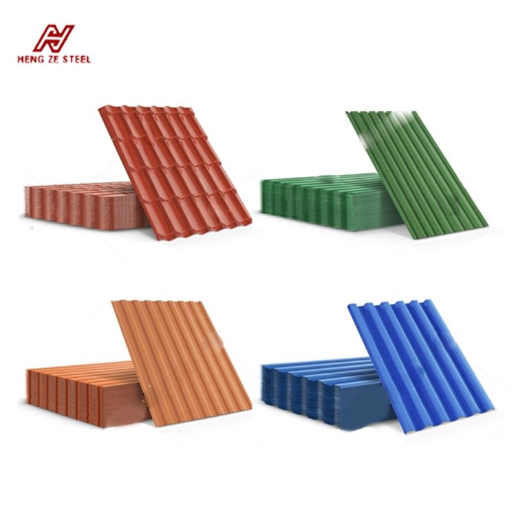 Rustproof Best Selling Cheap Price Customizable Zinc color coated Steel Roofing Sheet/ Pre painted Galvanized Corrugated Sheets