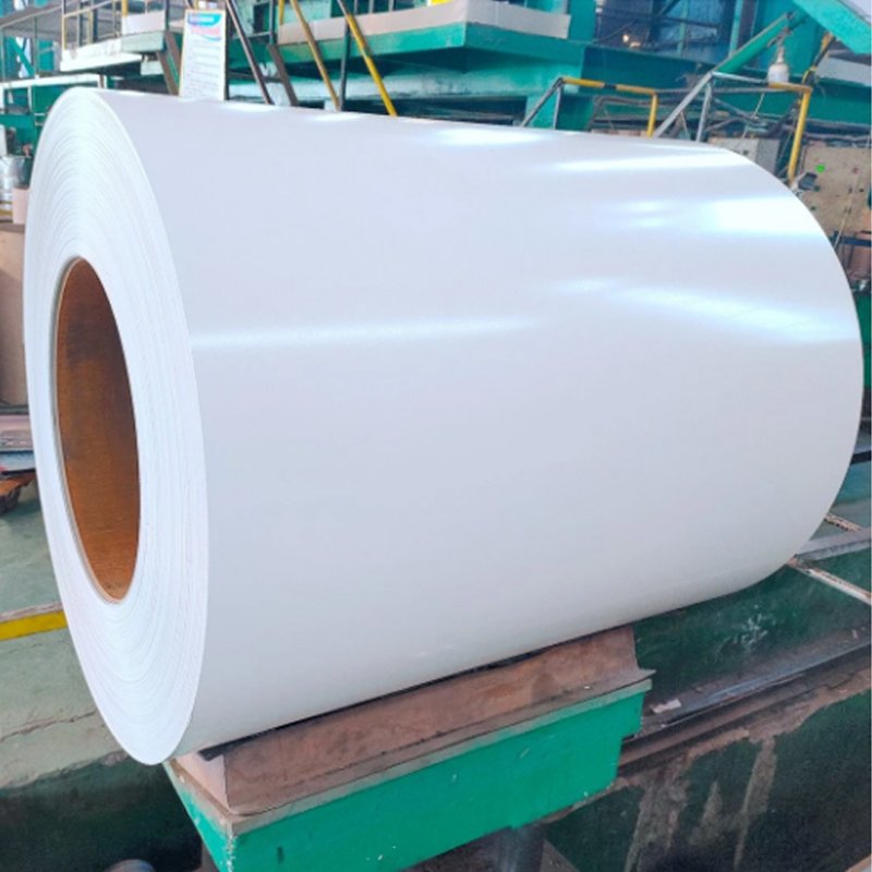 Factory price ppgi white color code 9016 prepainted galvanized steel coil 0.4mm ppgl in steel coils color coated steel PPGI