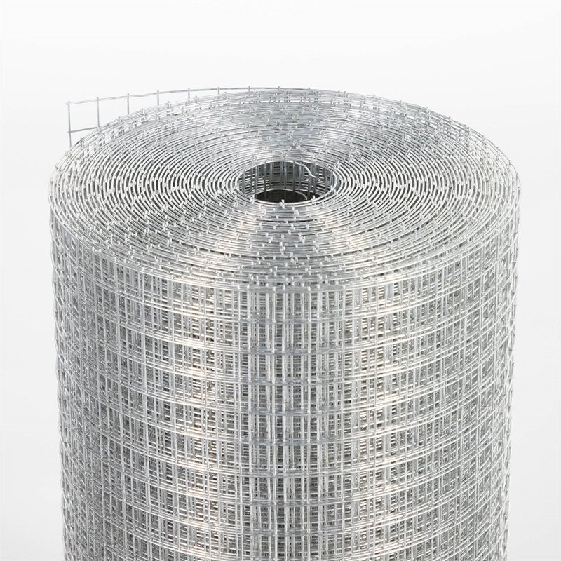 Wholesale Welded Rabbit Cage Chicken Farm Bird House Hot-Dip Galvanized Welded Wire Mesh / 1/4 Inch Galvanized Welded Wire Mesh