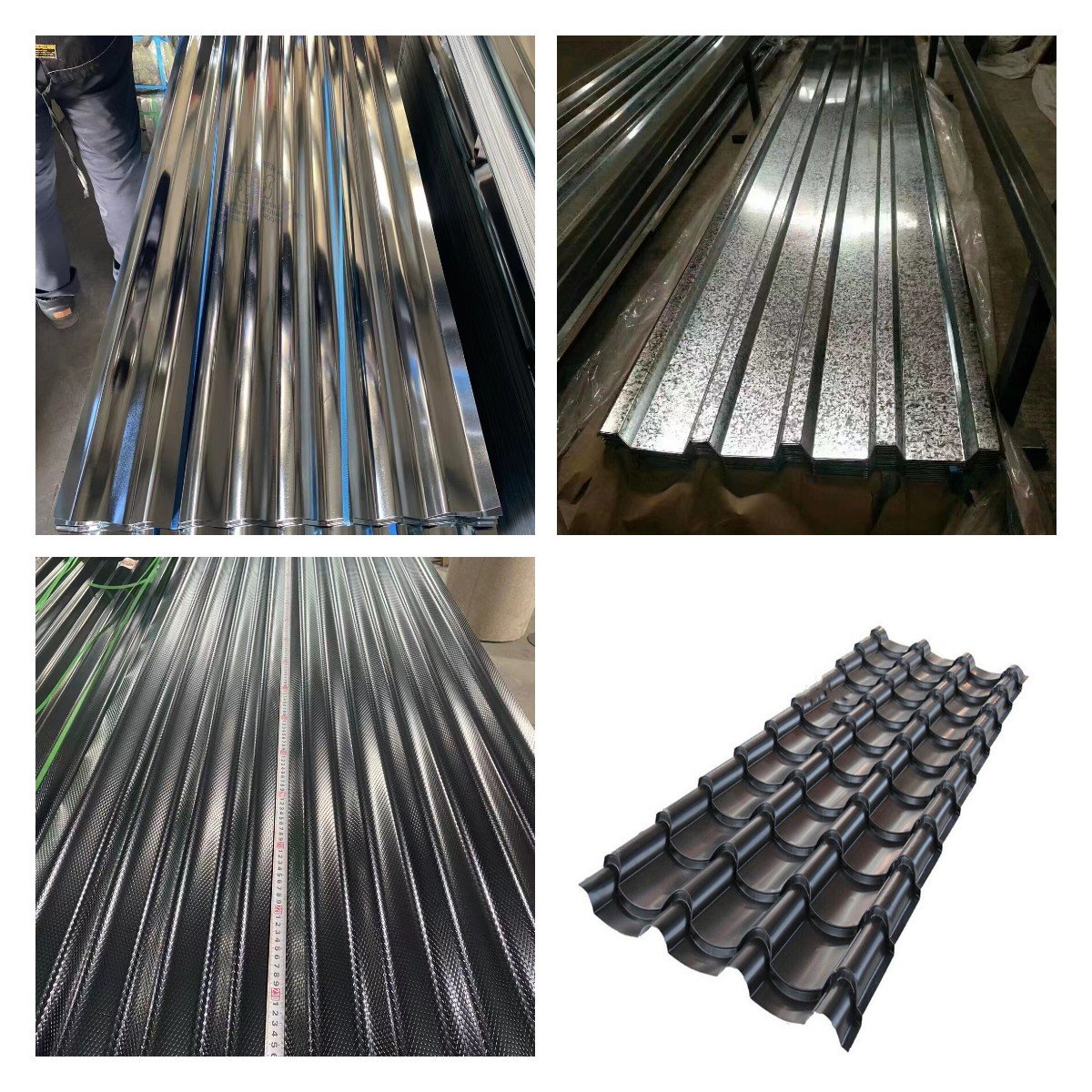 China Wholesale Corrugated Roofing Sheets 650 1.8/2.4/3.66/6m 0.15 410 pcs Per Ton $1.23 Per Piece for Panama